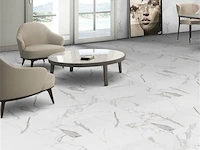 18,72m² 60x60cm marble carrara glossy gerectificeerd - afbeelding 1 van  2