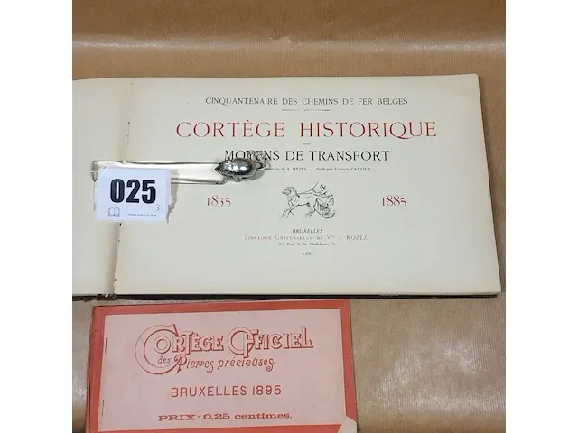 1886 cortège historique des moyens de transport, incl affiche en programma - afbeelding 4 van  20