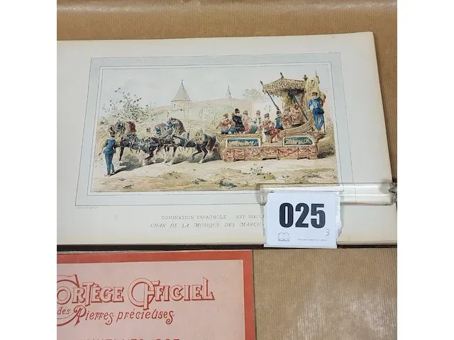 1886 cortège historique des moyens de transport, incl affiche en programma - afbeelding 7 van  20
