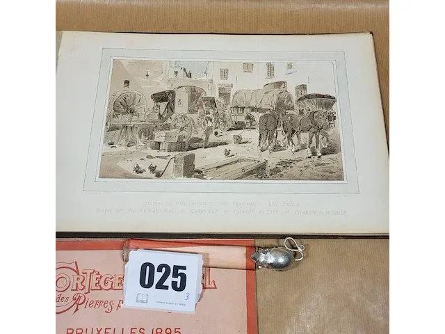 1886 cortège historique des moyens de transport, incl affiche en programma - afbeelding 8 van  20