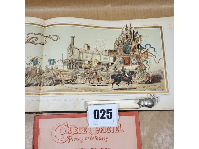 1886 cortège historique des moyens de transport, incl affiche en programma - afbeelding 10 van  20