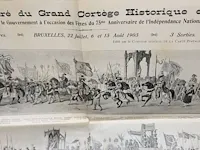 1886 cortège historique des moyens de transport, incl affiche en programma - afbeelding 14 van  20