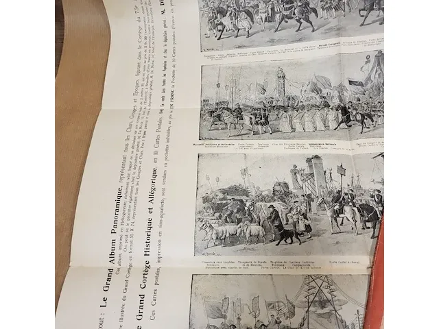 1886 cortège historique des moyens de transport, incl affiche en programma - afbeelding 15 van  20