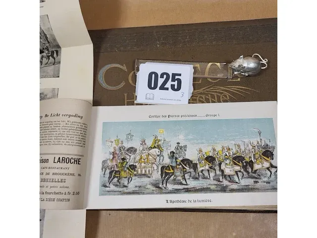 1886 cortège historique des moyens de transport, incl affiche en programma - afbeelding 17 van  20