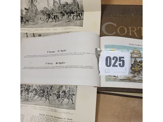 1886 cortège historique des moyens de transport, incl affiche en programma - afbeelding 19 van  20