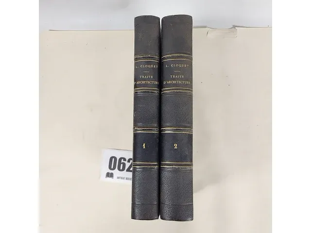 1898 traité d'architecture l. cloquet 2 volumes - afbeelding 4 van  5