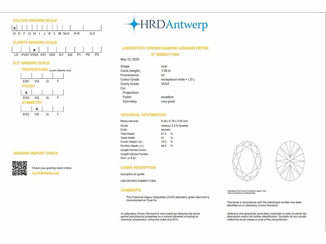 18k geelgouden bezel ring met 1.06 ct ovaal diamant - afbeelding 3 van  3