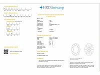 18k geelgouden bezel ring met 1.06 ct ovaal diamant - afbeelding 3 van  3