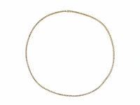 18k geelgouden tennis ketting met diamanten - 10ct - afbeelding 3 van  3