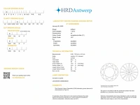 18k witgoud oorbellen met 2.52 ct ronde diamanten - e/vs1 - afbeelding 3 van  4