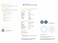 18k witgoud oorbellen met 2.52 ct ronde diamanten - e/vs1 - afbeelding 4 van  4