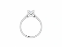 18k witgouden solitaire ring – 6.08 ct round brilliant d/vs1 - afbeelding 2 van  5
