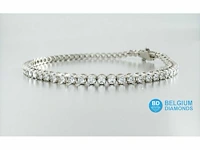 18k witgouden tennis armband met diamanten – 5.30ct - afbeelding 1 van  2
