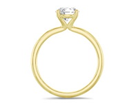 18krt geelgouden ring met 1.02 ct diamant - e/vvs2 - afbeelding 3 van  4