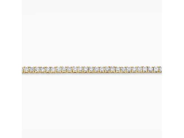 18krt geelgouden tennisarmban met 3.85 ct diamanten - afbeelding 2 van  2