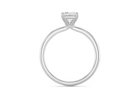 18krt witgouden ring met 2.04 ct radiant diamant - d/vs1 - afbeelding 3 van  4
