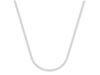18krt witgouden tenniscollier met 9.25 ct diamanten - afbeelding 1 van  2