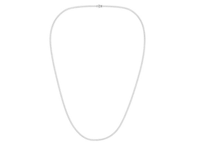 18krt witgouden tenniscollier met 9.25 ct diamanten - afbeelding 2 van  2