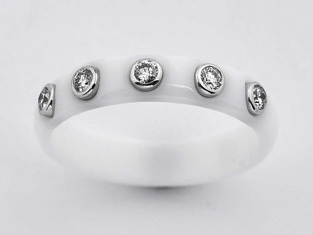 18kt white gold diamond ring - atlas white - afbeelding 1 van  3