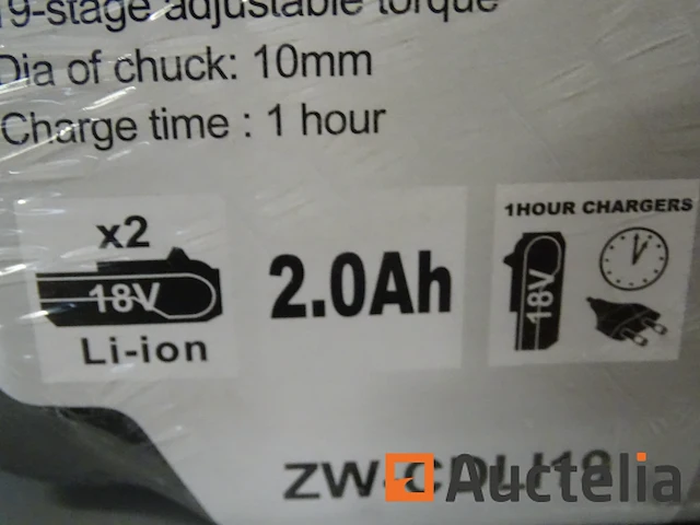 18v accuschroevendraaier in de doos boxer sr-019 - afbeelding 4 van  6