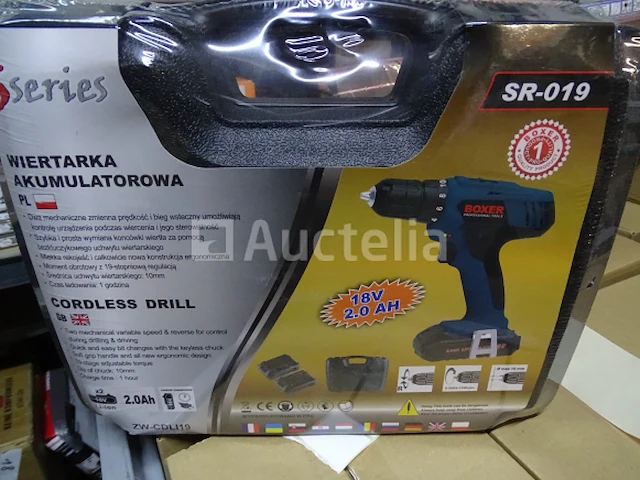 18v accuschroevendraaier in de doos boxer sr-019 - afbeelding 1 van  5