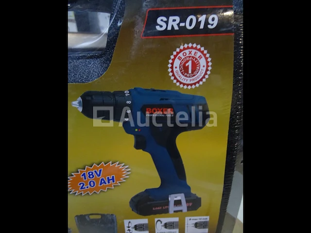 18v accuschroevendraaier in de doos boxer sr-019 - afbeelding 2 van  5