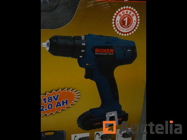 18v draadloze schroevendraaier in de doos boxer sr-019 - afbeelding 2 van  6