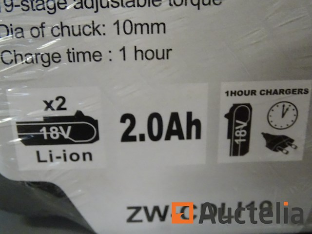 18v draadloze schroevendraaier in de doos boxer sr-019 - afbeelding 4 van  6