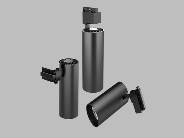 18w 3000k led pro railspot draaibaar (8x) - afbeelding 6 van  8