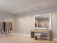 18w 4000k led pro railspot draaibaar (10x) - afbeelding 4 van  7