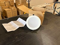 18w dimbare led inbouwspot set – 3 cct's (3000k/4000k/5700k), ø150 mm, ip54 | negen - afbeelding 1 van  8