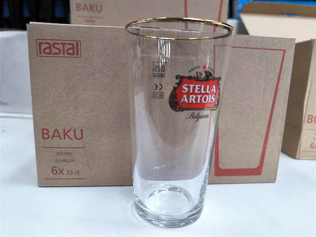 18x bierglas, "stella boerke", 25cl. - afbeelding 1 van  1