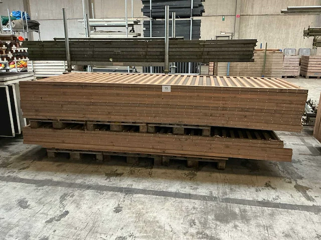 18x diverse houten scheidingspanelen - afbeelding 1 van  10