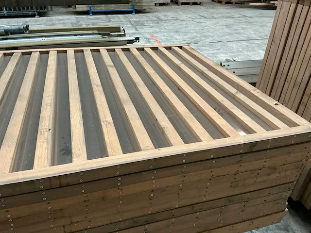 18x diverse houten scheidingspanelen - afbeelding 3 van  10