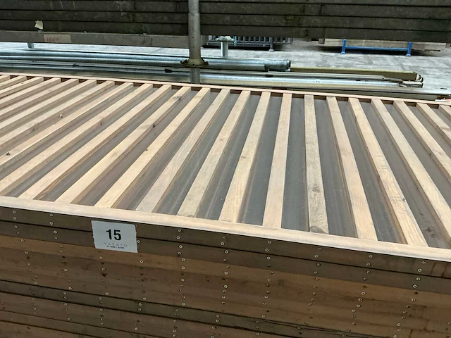 18x diverse houten scheidingspanelen - afbeelding 4 van  10