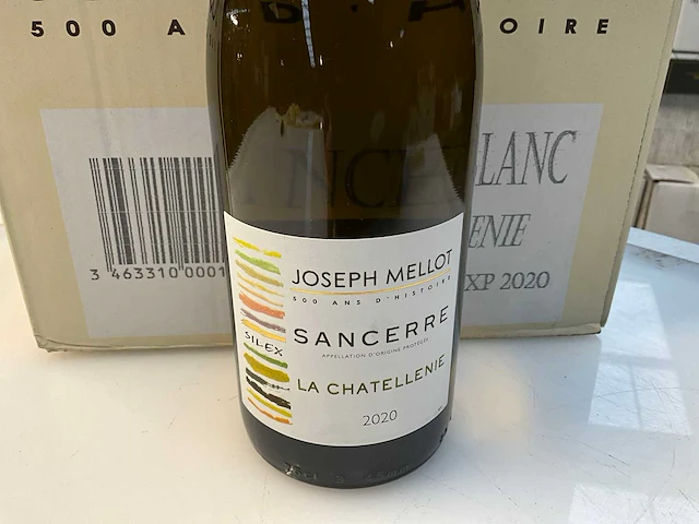 18x fles witte wijn joseph mellot sancerre 2020 - afbeelding 2 van  5