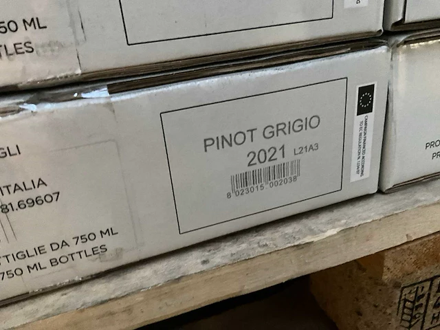 18x fles witte wijn luisa pinot grigio 2021 - afbeelding 5 van  5