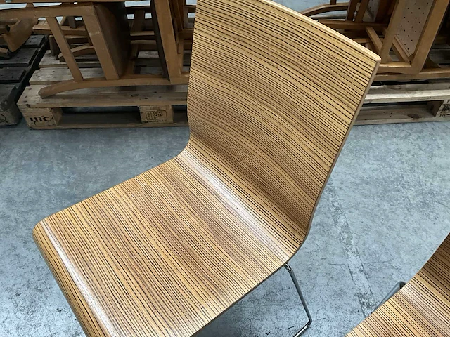 18x houten design stoel pedrali - afbeelding 4 van  8