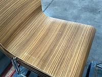 18x houten design stoel pedrali - afbeelding 6 van  8