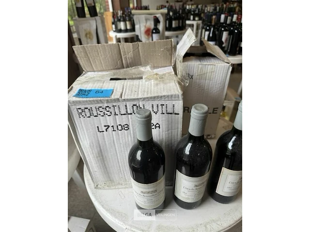 18x1 fles cotes du roussillon villages 1996 - afbeelding 3 van  4