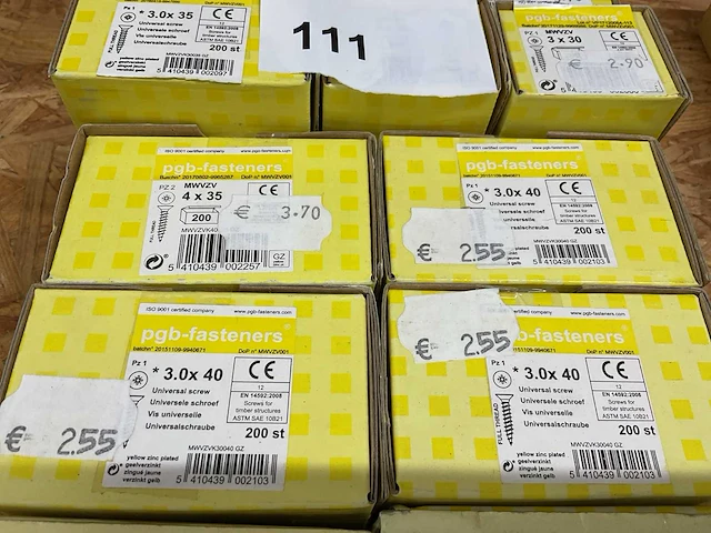19 dozen houtschroeven - afbeelding 3 van  5