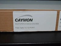 19 inch rack module caymon fiber optic 1 u 12 port, 19 inch rack module caymon 2 u keyboard and general storage drawer, 3 power distribution unit for cabinet, caymon 3 u 19 inch electric distribution module - afbeelding 4 van  9