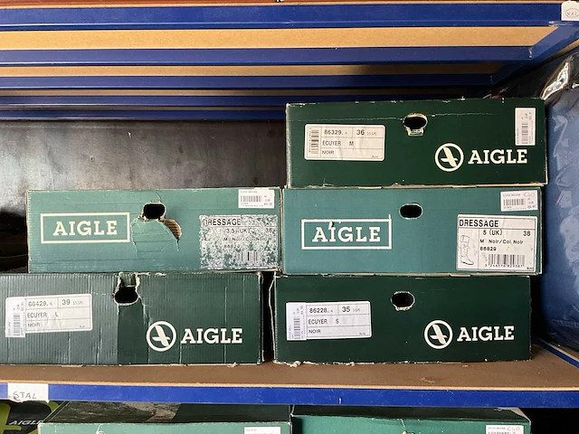 19 paar rubberen rijlaarzen aigle - afbeelding 8 van  10