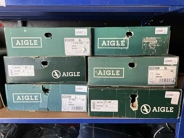 19 paar rubberen rijlaarzen aigle - afbeelding 9 van  10