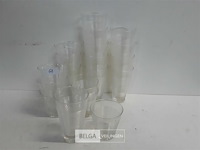19 x drinkglas 2 assorti met siliconen ribbel - afbeelding 1 van  3
