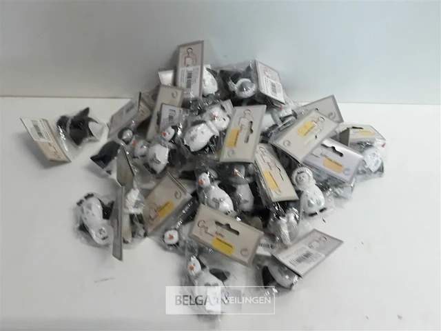 19 x hangdeco pinguin 2 assorti 6 cm - afbeelding 2 van  3