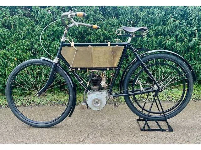 1903 peugeot type c oldtimer motorfiets - afbeelding 1 van  14