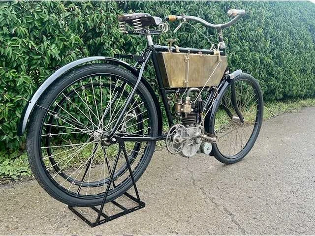 1903 peugeot type c oldtimer motorfiets - afbeelding 9 van  14