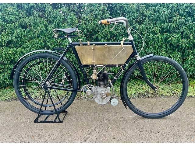 1903 peugeot type c oldtimer motorfiets - afbeelding 11 van  14