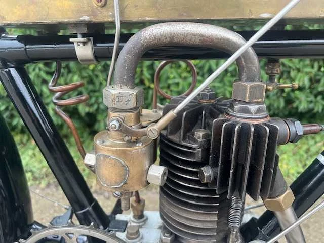 1903 peugeot type c oldtimer motorfiets - afbeelding 13 van  14
